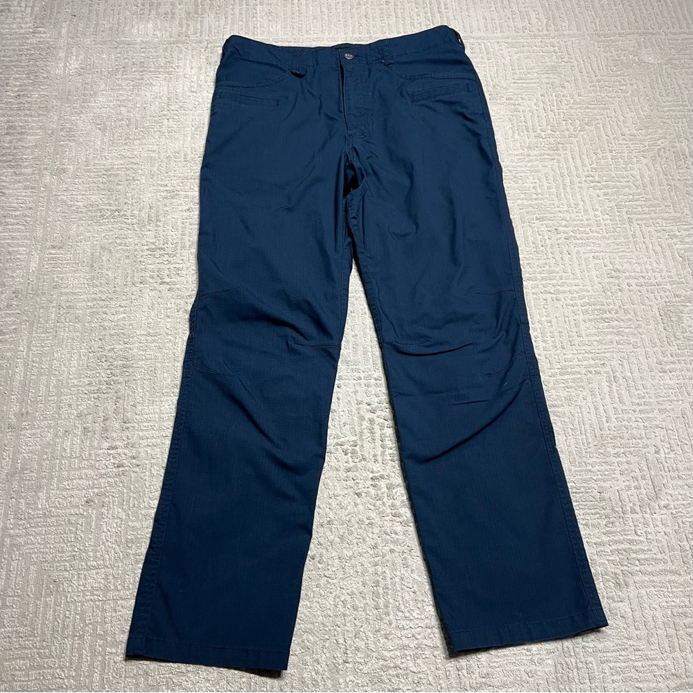 CQR Flex Stretch Tactical Pants Mens 32x30 Water Repellent Ripstop Cargo Navy